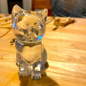 vintage Princess house lead crystal ornament